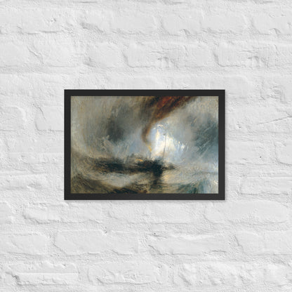 Snow Storm - Steam Boat off a Harbour's Mouth by J. M. W. Turner