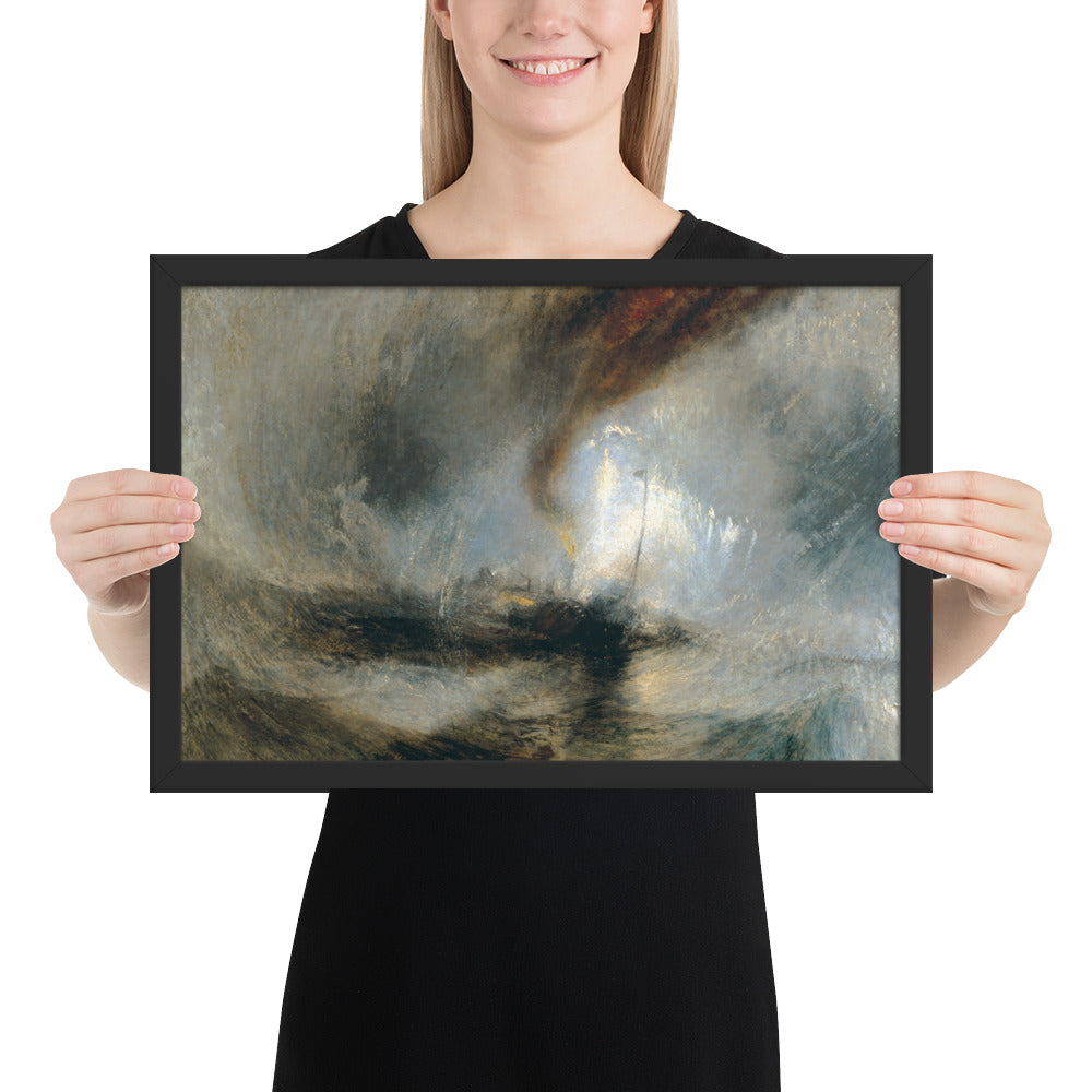 Snow Storm - Steam Boat off a Harbour's Mouth by J. M. W. Turner