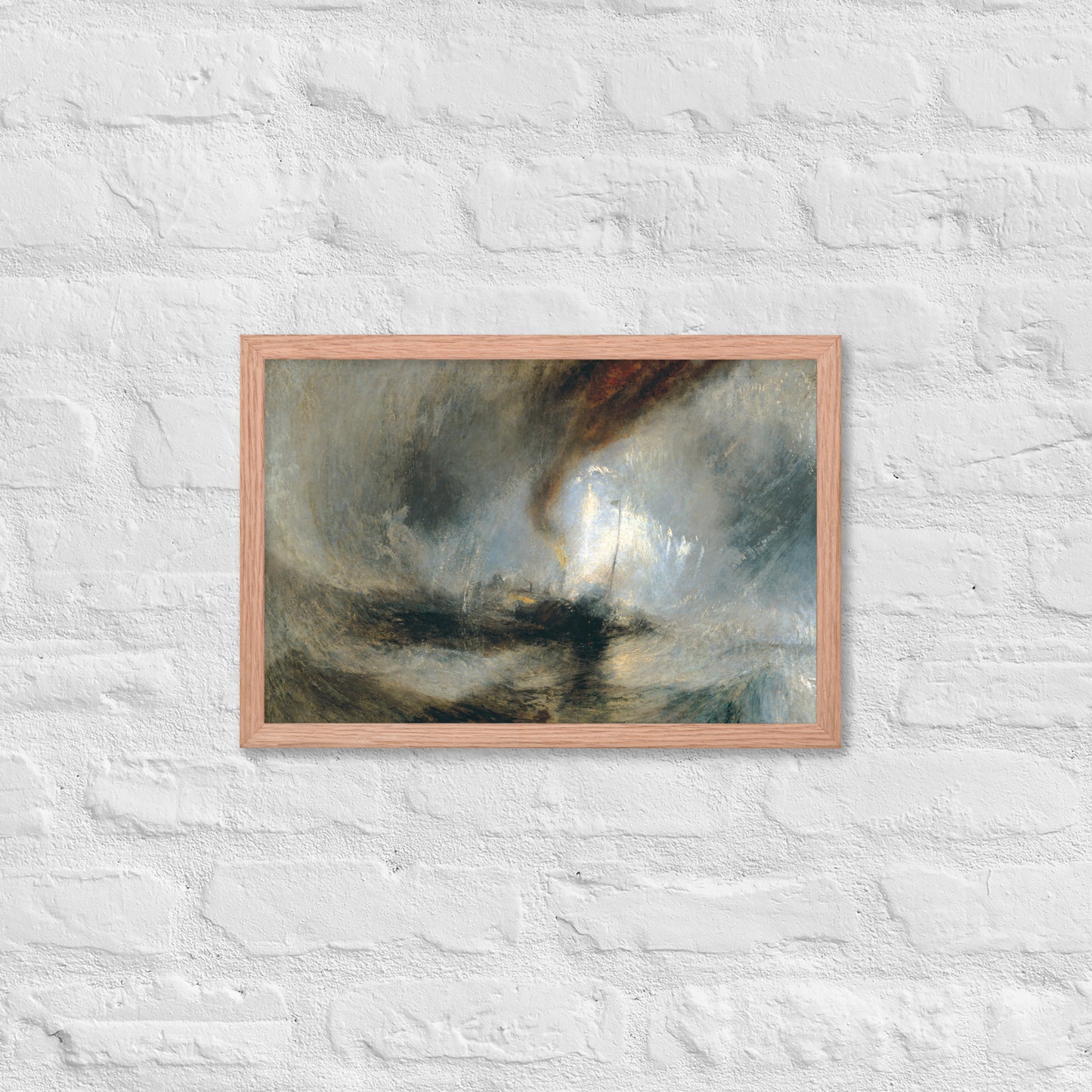 Snow Storm - Steam Boat off a Harbour's Mouth by J. M. W. Turner
