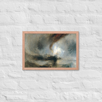 Snow Storm - Steam Boat off a Harbour's Mouth by J. M. W. Turner