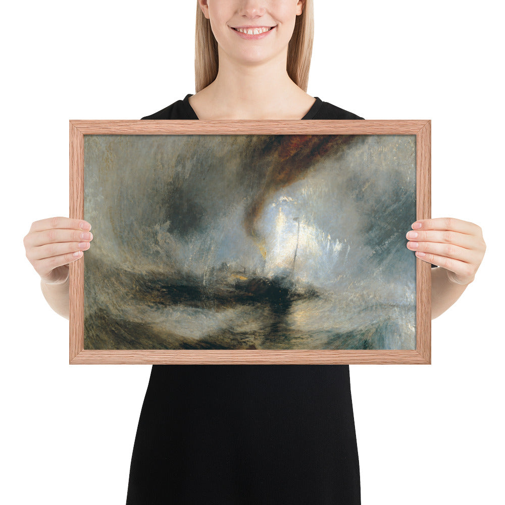 Snow Storm - Steam Boat off a Harbour's Mouth by J. M. W. Turner
