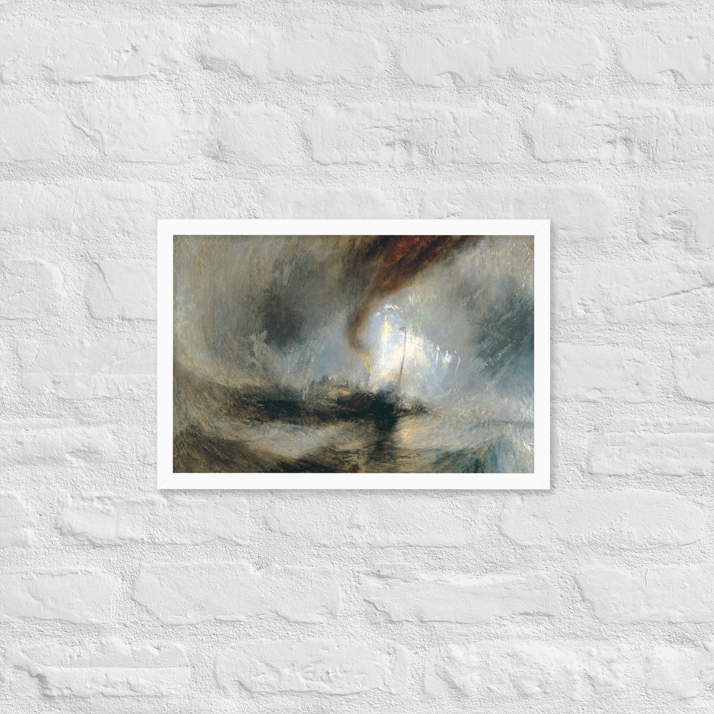 Snow Storm - Steam Boat off a Harbour's Mouth by J. M. W. Turner