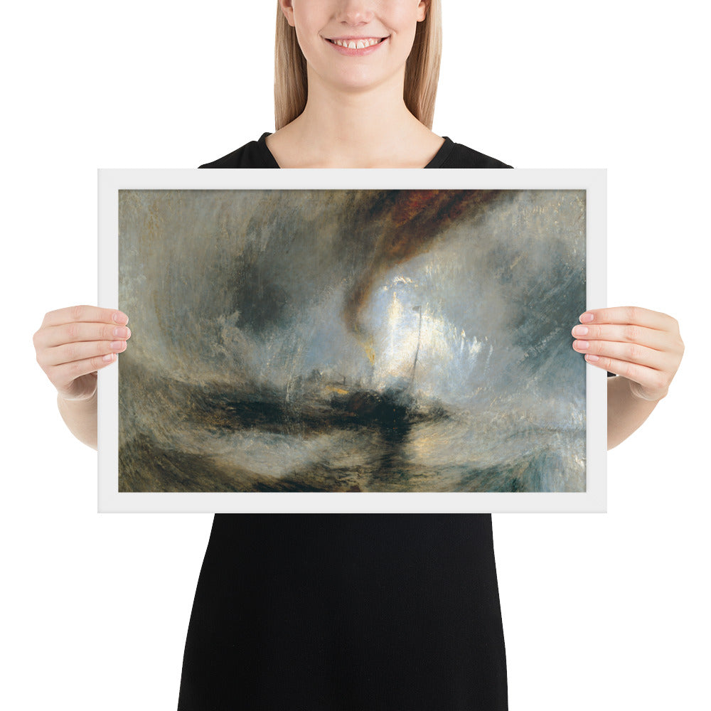 Snow Storm - Steam Boat off a Harbour's Mouth by J. M. W. Turner
