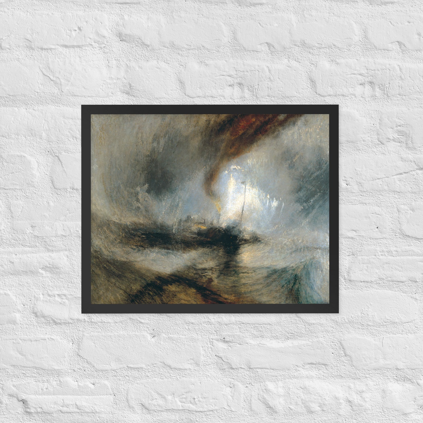 Snow Storm - Steam Boat off a Harbour's Mouth by J. M. W. Turner