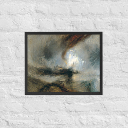 Snow Storm - Steam Boat off a Harbour's Mouth by J. M. W. Turner