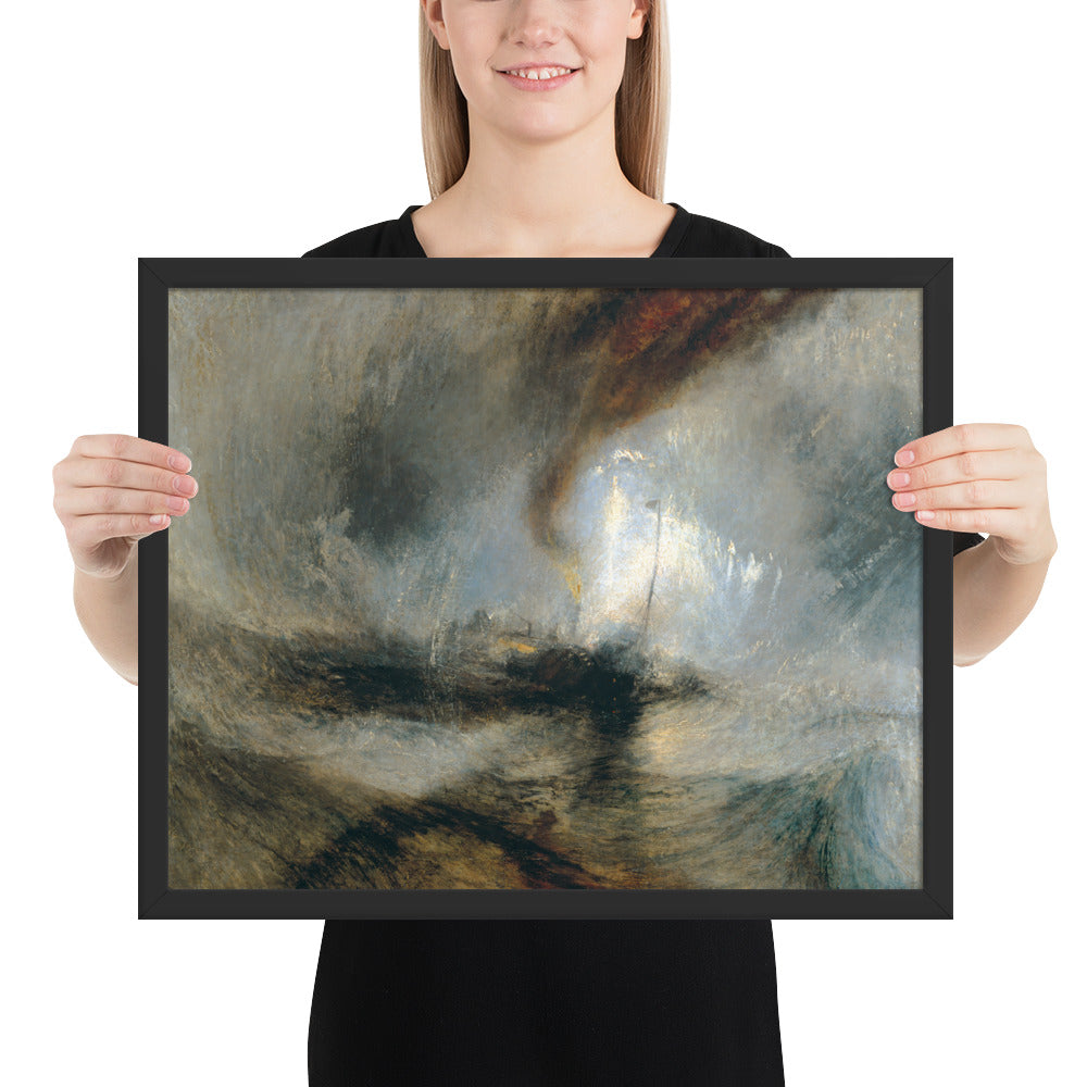 Snow Storm - Steam Boat off a Harbour's Mouth by J. M. W. Turner