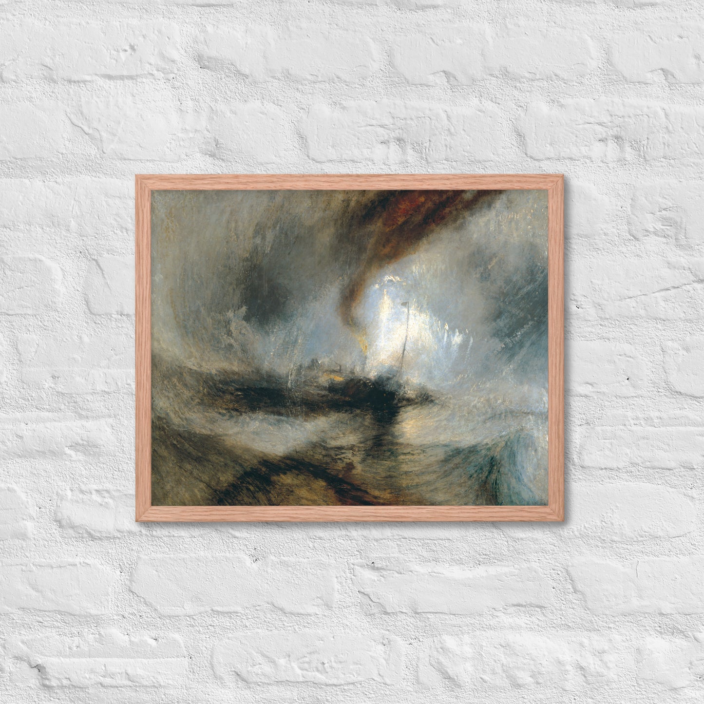 Snow Storm - Steam Boat off a Harbour's Mouth by J. M. W. Turner