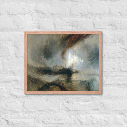 Snow Storm - Steam Boat off a Harbour's Mouth by J. M. W. Turner