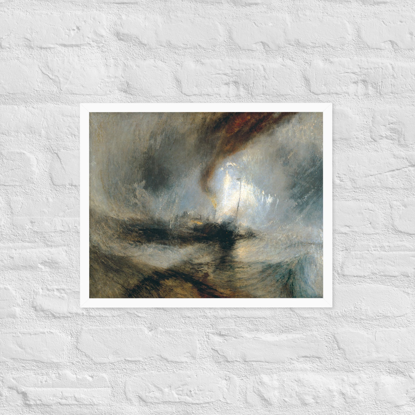 Snow Storm - Steam Boat off a Harbour's Mouth by J. M. W. Turner