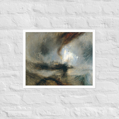Snow Storm - Steam Boat off a Harbour's Mouth by J. M. W. Turner