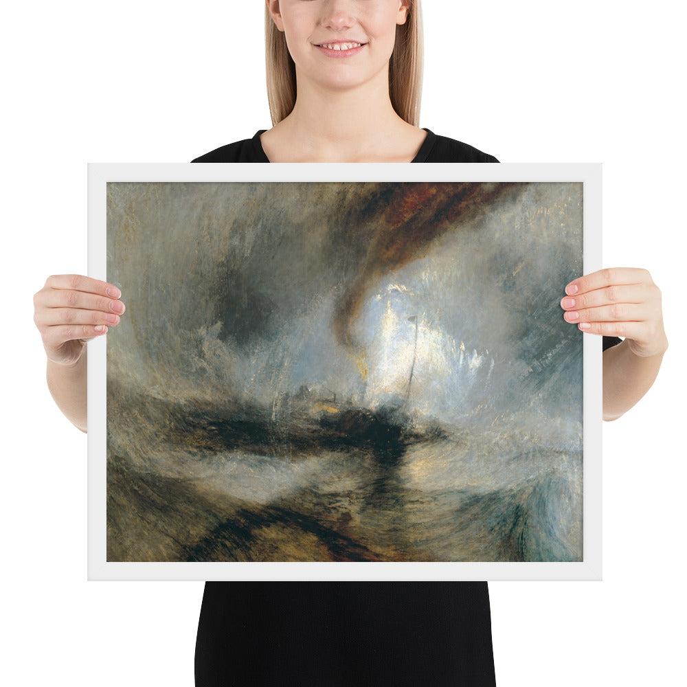 Snow Storm - Steam Boat off a Harbour's Mouth by J. M. W. Turner