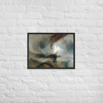 Snow Storm - Steam Boat off a Harbour's Mouth by J. M. W. Turner