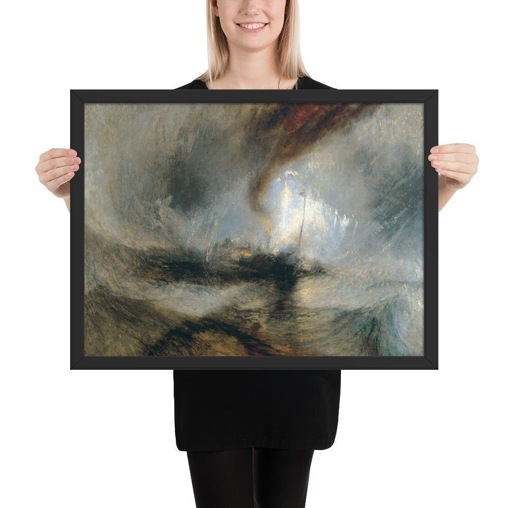 Snow Storm - Steam Boat off a Harbour's Mouth by J. M. W. Turner