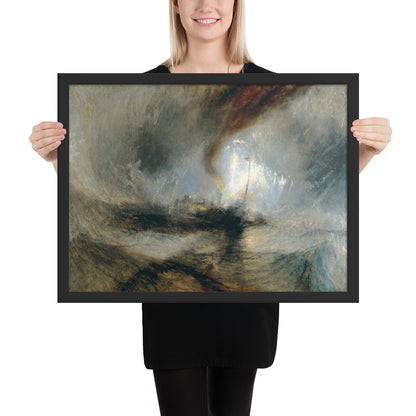 Snow Storm - Steam Boat off a Harbour's Mouth by J. M. W. Turner