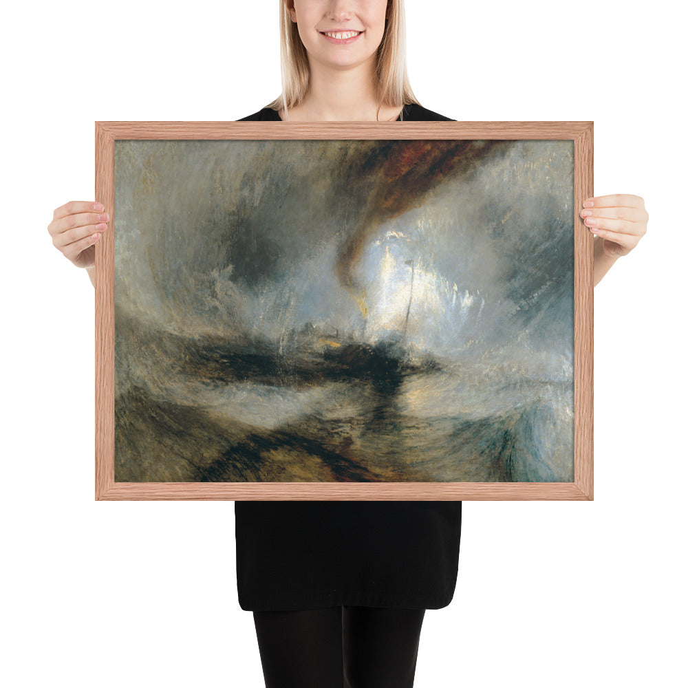 Snow Storm - Steam Boat off a Harbour's Mouth by J. M. W. Turner