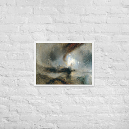 Snow Storm - Steam Boat off a Harbour's Mouth by J. M. W. Turner