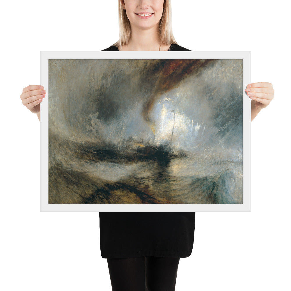 Snow Storm - Steam Boat off a Harbour's Mouth by J. M. W. Turner