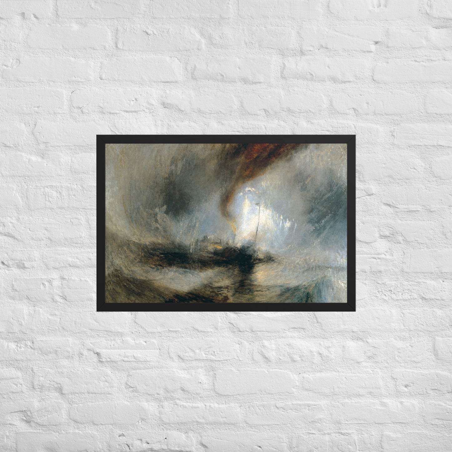 Snow Storm - Steam Boat off a Harbour's Mouth by J. M. W. Turner