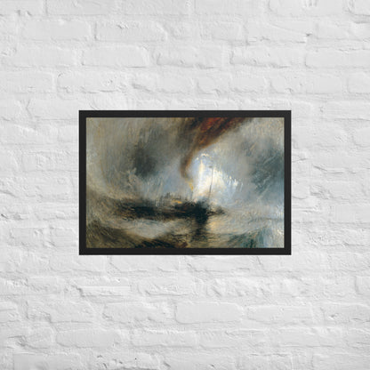 Snow Storm - Steam Boat off a Harbour's Mouth by J. M. W. Turner