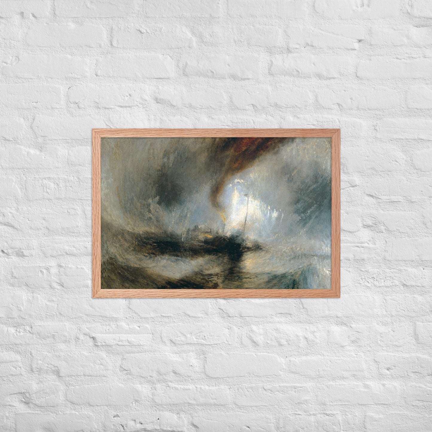Snow Storm - Steam Boat off a Harbour's Mouth by J. M. W. Turner