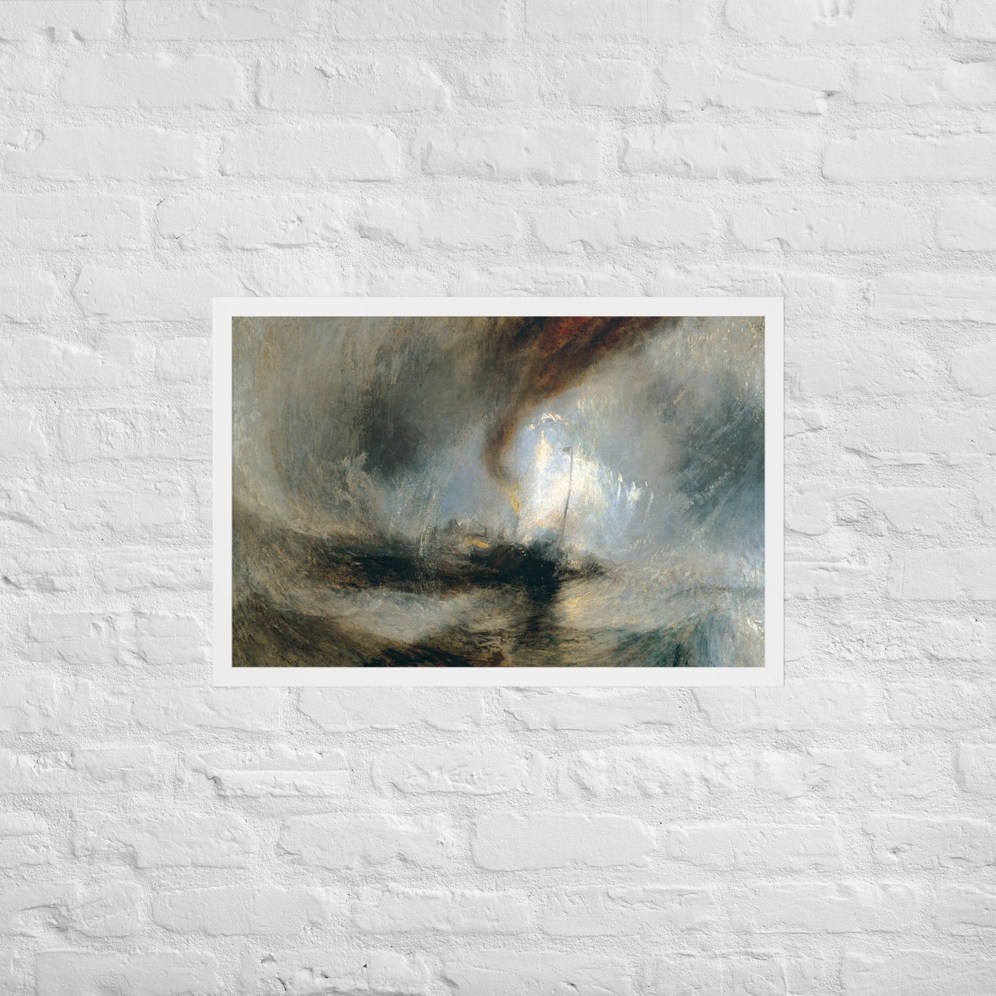 Snow Storm - Steam Boat off a Harbour's Mouth by J. M. W. Turner