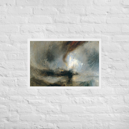 Snow Storm - Steam Boat off a Harbour's Mouth by J. M. W. Turner