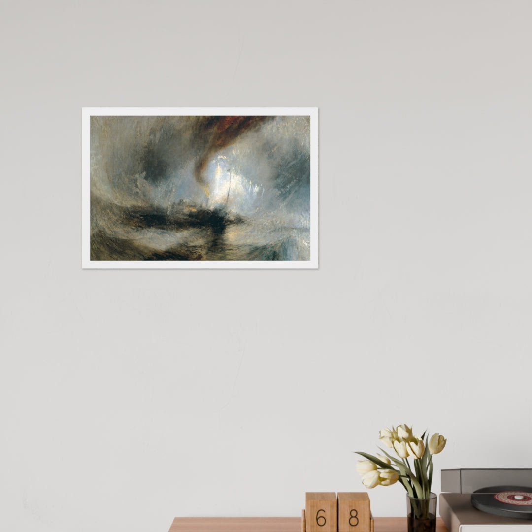 Snow Storm - Steam Boat off a Harbour's Mouth by J. M. W. Turner