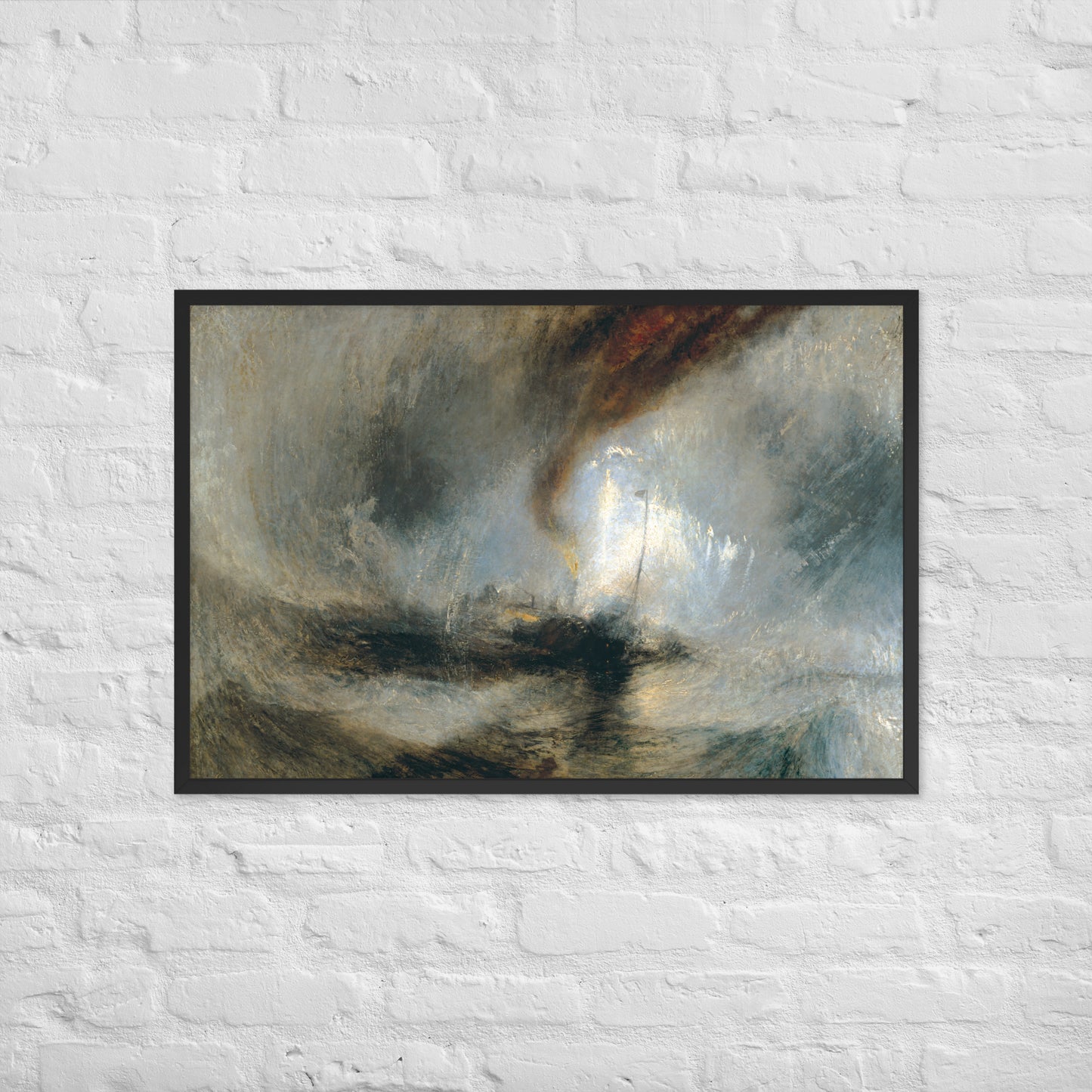 Snow Storm - Steam Boat off a Harbour's Mouth by J. M. W. Turner