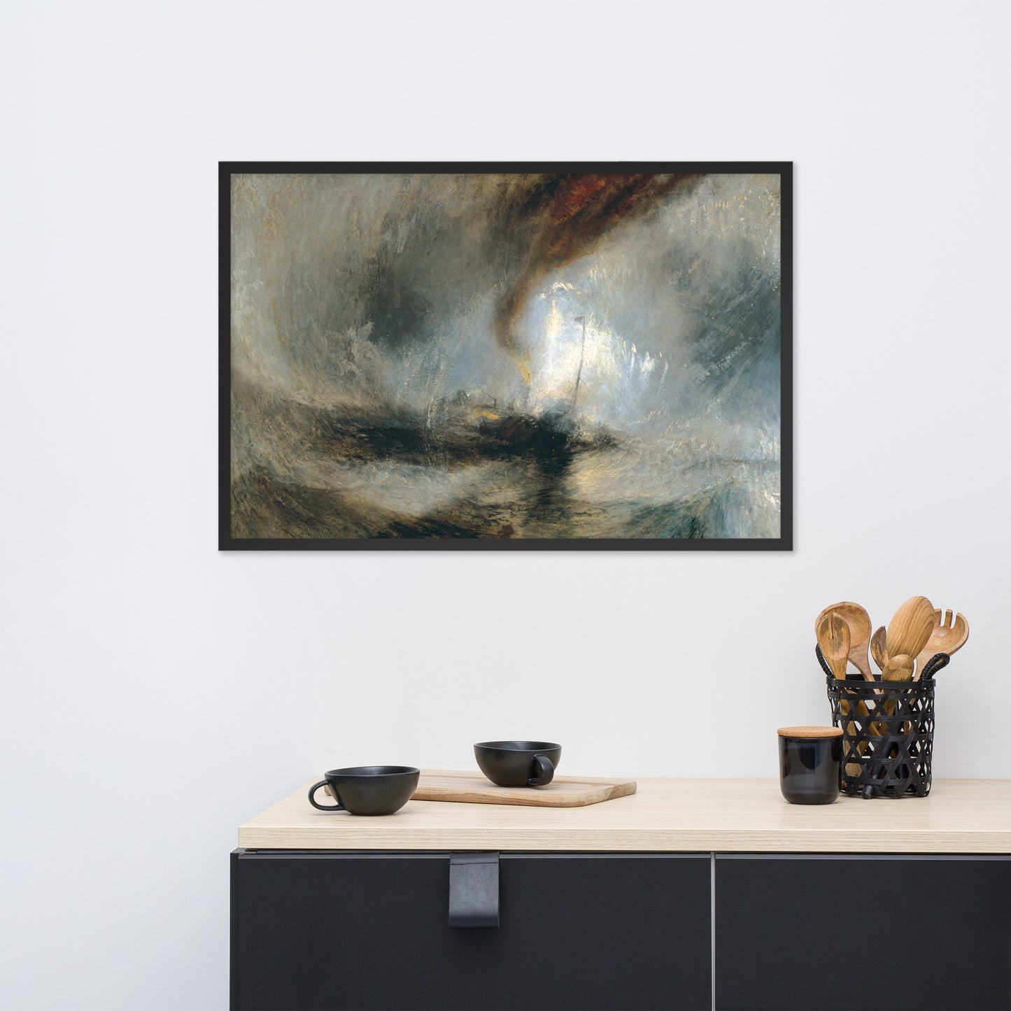 Snow Storm - Steam Boat off a Harbour's Mouth by J. M. W. Turner