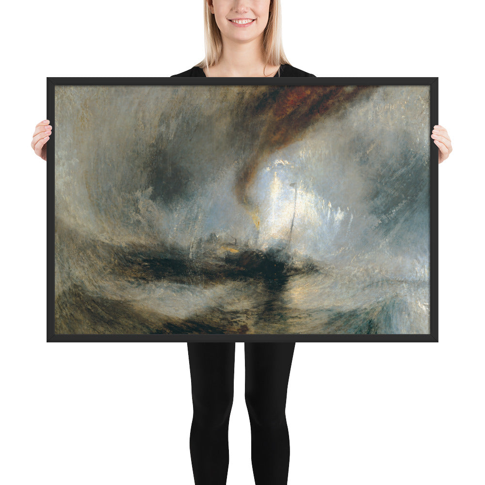 Snow Storm - Steam Boat off a Harbour's Mouth by J. M. W. Turner