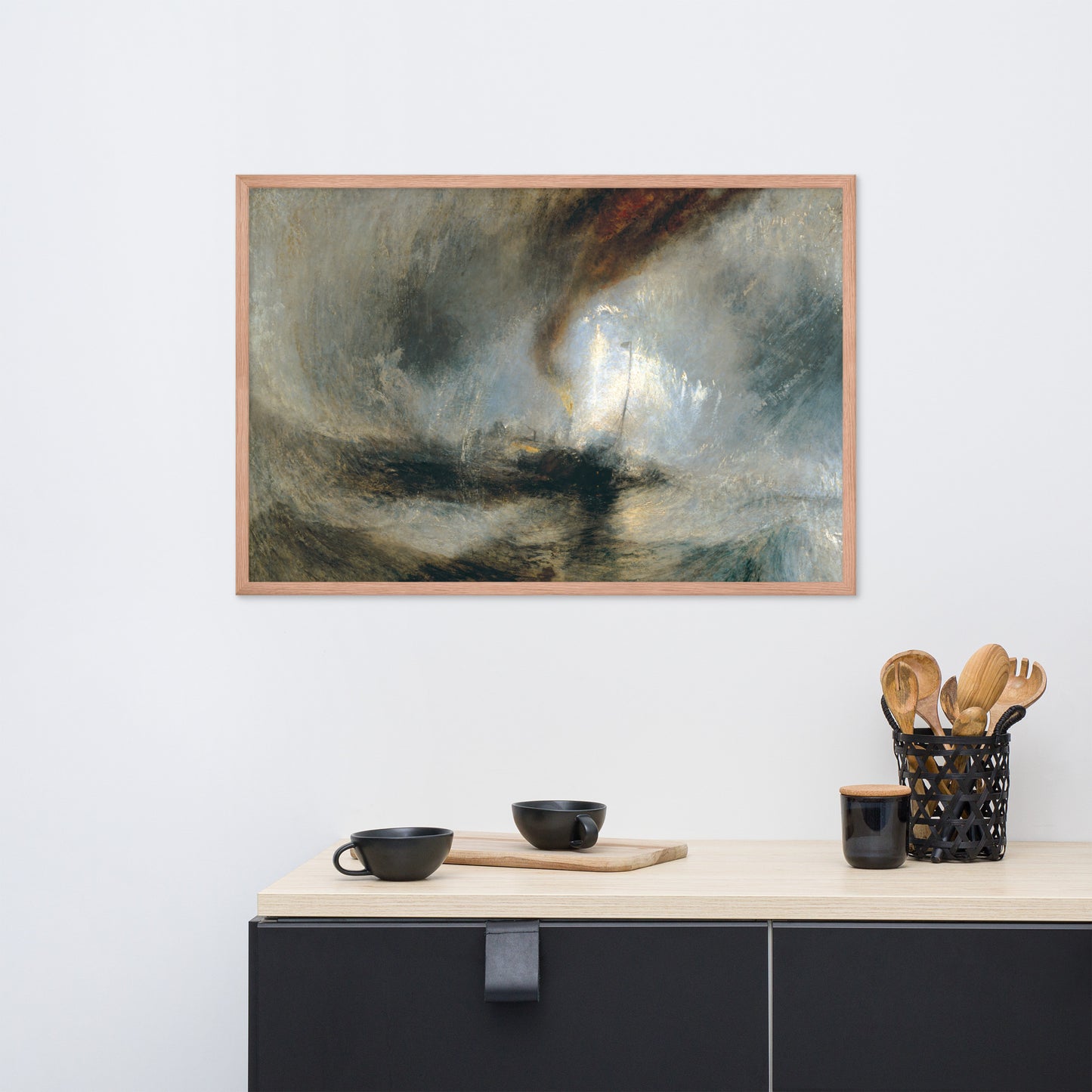 Snow Storm - Steam Boat off a Harbour's Mouth by J. M. W. Turner