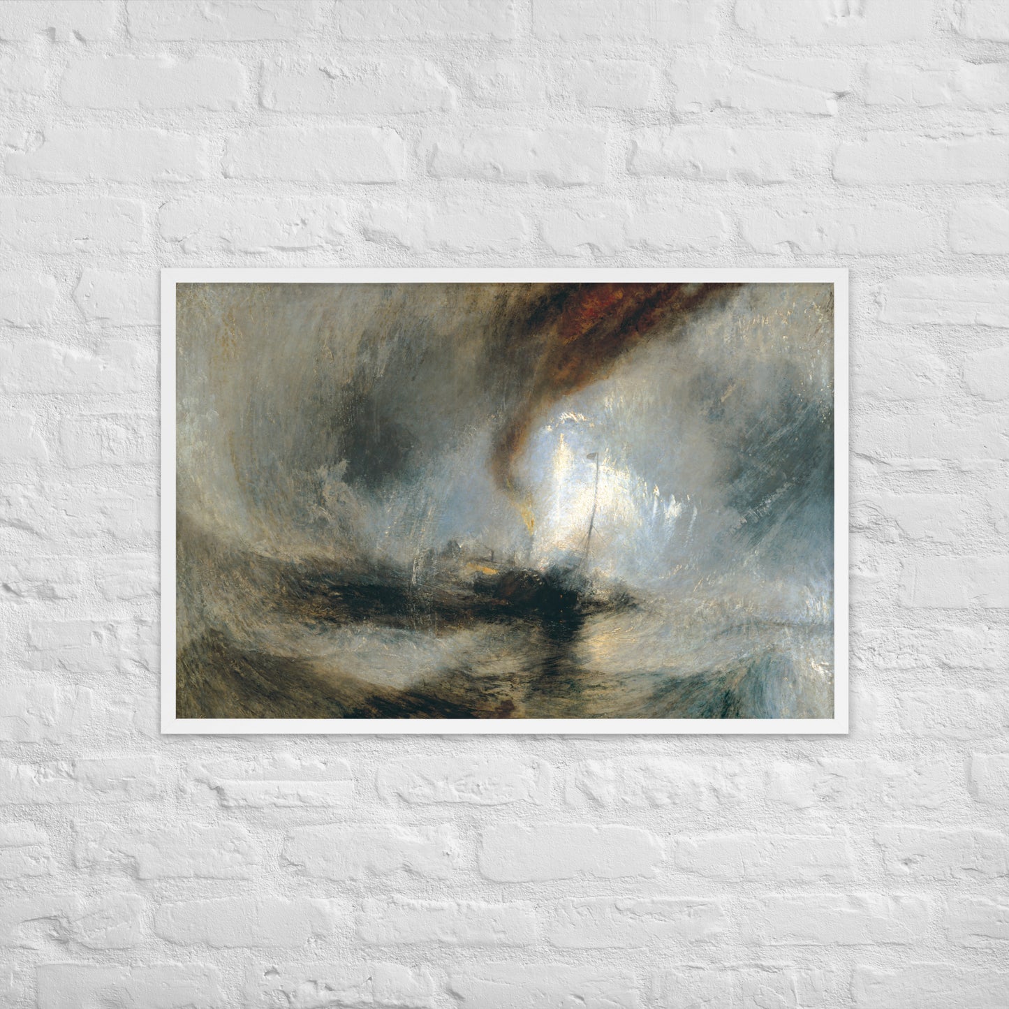 Snow Storm - Steam Boat off a Harbour's Mouth by J. M. W. Turner