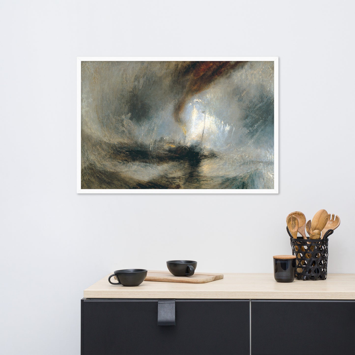Snow Storm - Steam Boat off a Harbour's Mouth by J. M. W. Turner