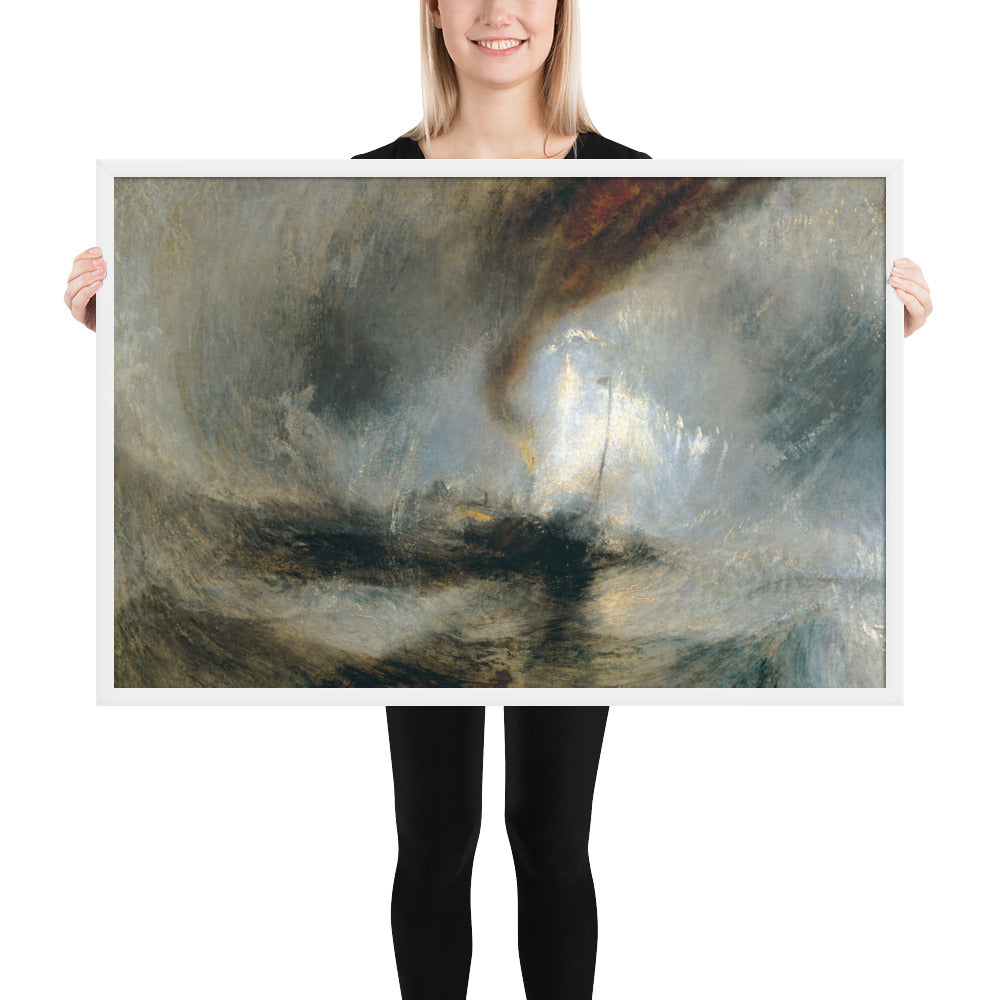 Snow Storm - Steam Boat off a Harbour's Mouth by J. M. W. Turner