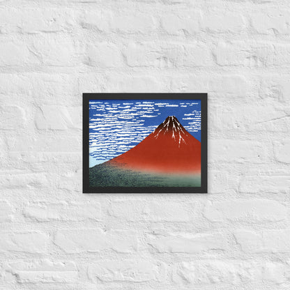 South Wind, Clear Sky (Red Fuji) by Katsushika Hokusai