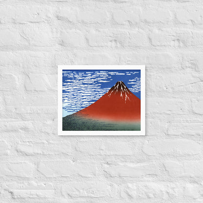 South Wind, Clear Sky (Red Fuji) by Katsushika Hokusai