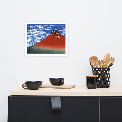 South Wind, Clear Sky (Red Fuji) by Katsushika Hokusai