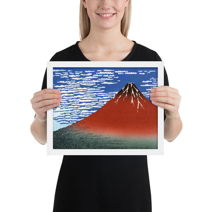 South Wind, Clear Sky (Red Fuji) by Katsushika Hokusai