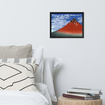 South Wind, Clear Sky (Red Fuji) by Katsushika Hokusai