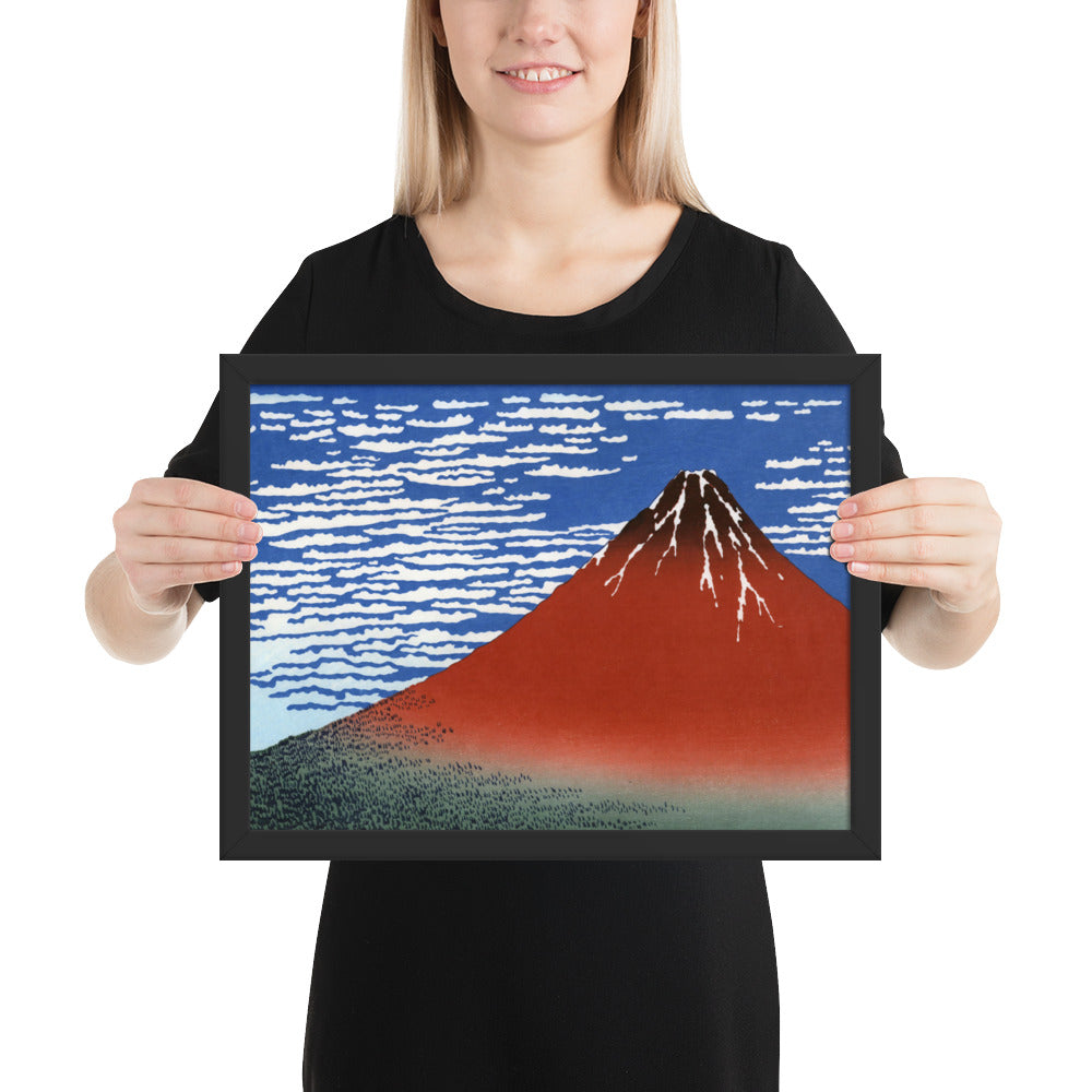 South Wind, Clear Sky (Red Fuji) by Katsushika Hokusai