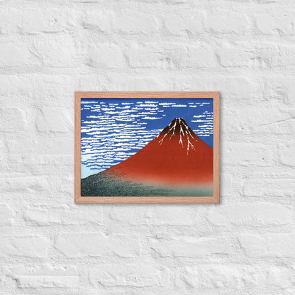 South Wind, Clear Sky (Red Fuji) by Katsushika Hokusai