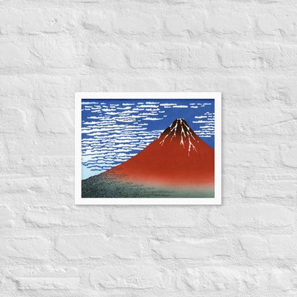 South Wind, Clear Sky (Red Fuji) by Katsushika Hokusai