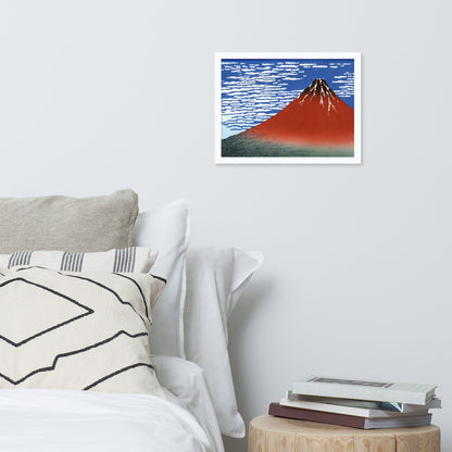 South Wind, Clear Sky (Red Fuji) by Katsushika Hokusai