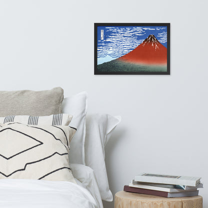 South Wind, Clear Sky (Red Fuji) by Katsushika Hokusai