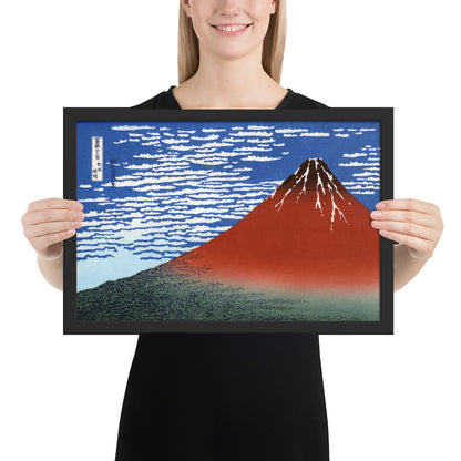 South Wind, Clear Sky (Red Fuji) by Katsushika Hokusai