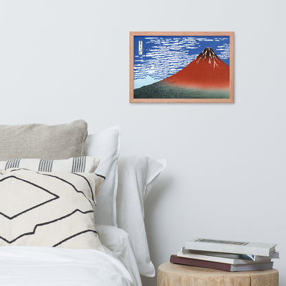 South Wind, Clear Sky (Red Fuji) by Katsushika Hokusai
