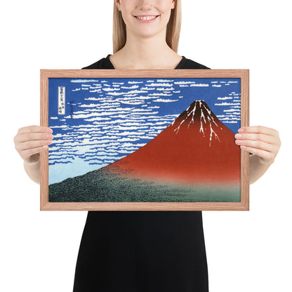 South Wind, Clear Sky (Red Fuji) by Katsushika Hokusai