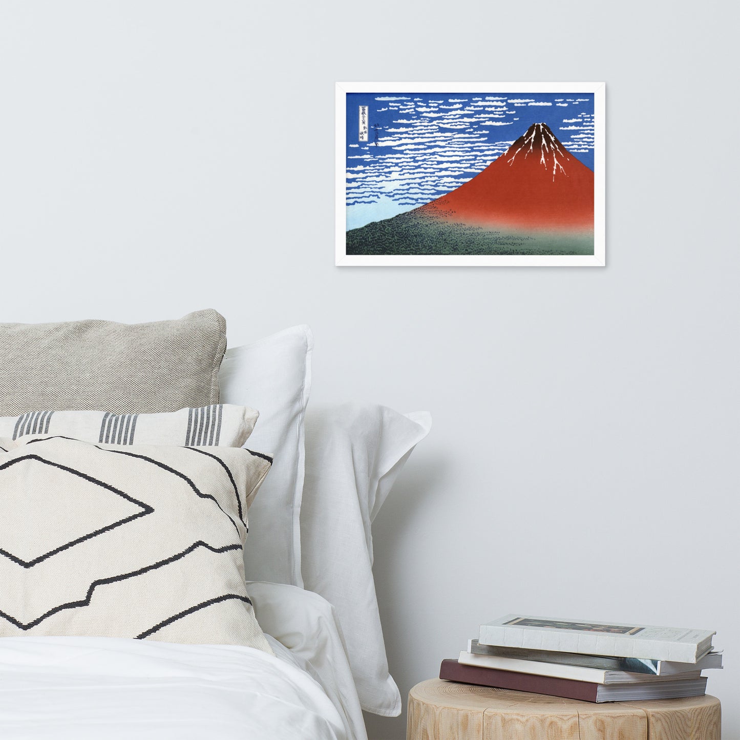 South Wind, Clear Sky (Red Fuji) by Katsushika Hokusai