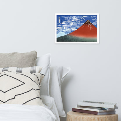 South Wind, Clear Sky (Red Fuji) by Katsushika Hokusai