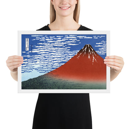 South Wind, Clear Sky (Red Fuji) by Katsushika Hokusai